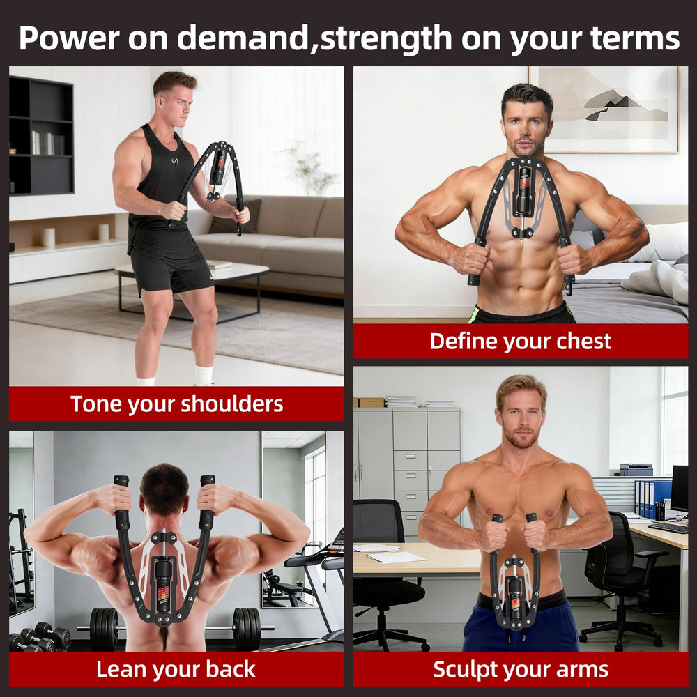 SoftGym in-use performing chest press showing targeted upper-body workout benefit