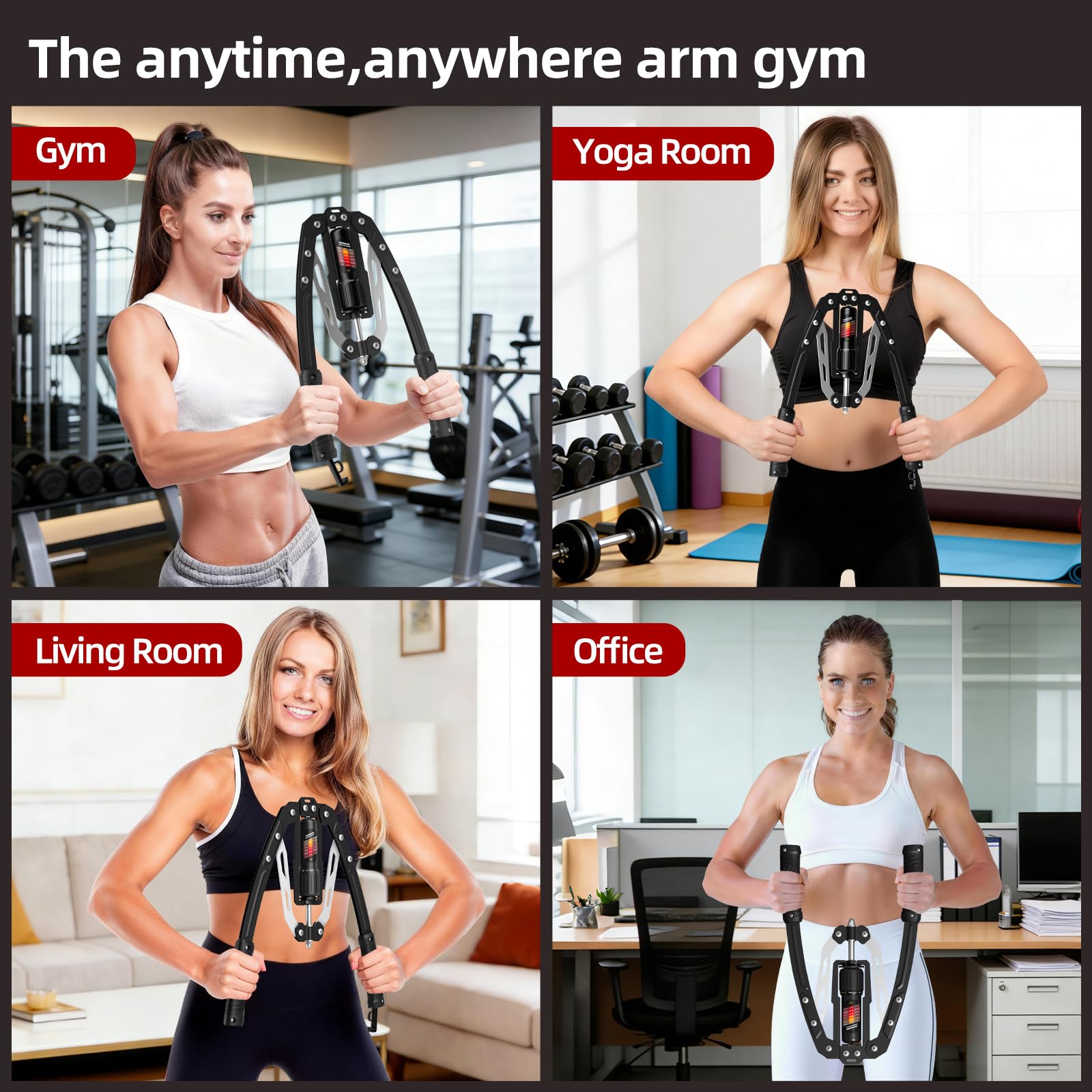 SoftGym beside water bottle for scale showing compact size and easy storage benefit