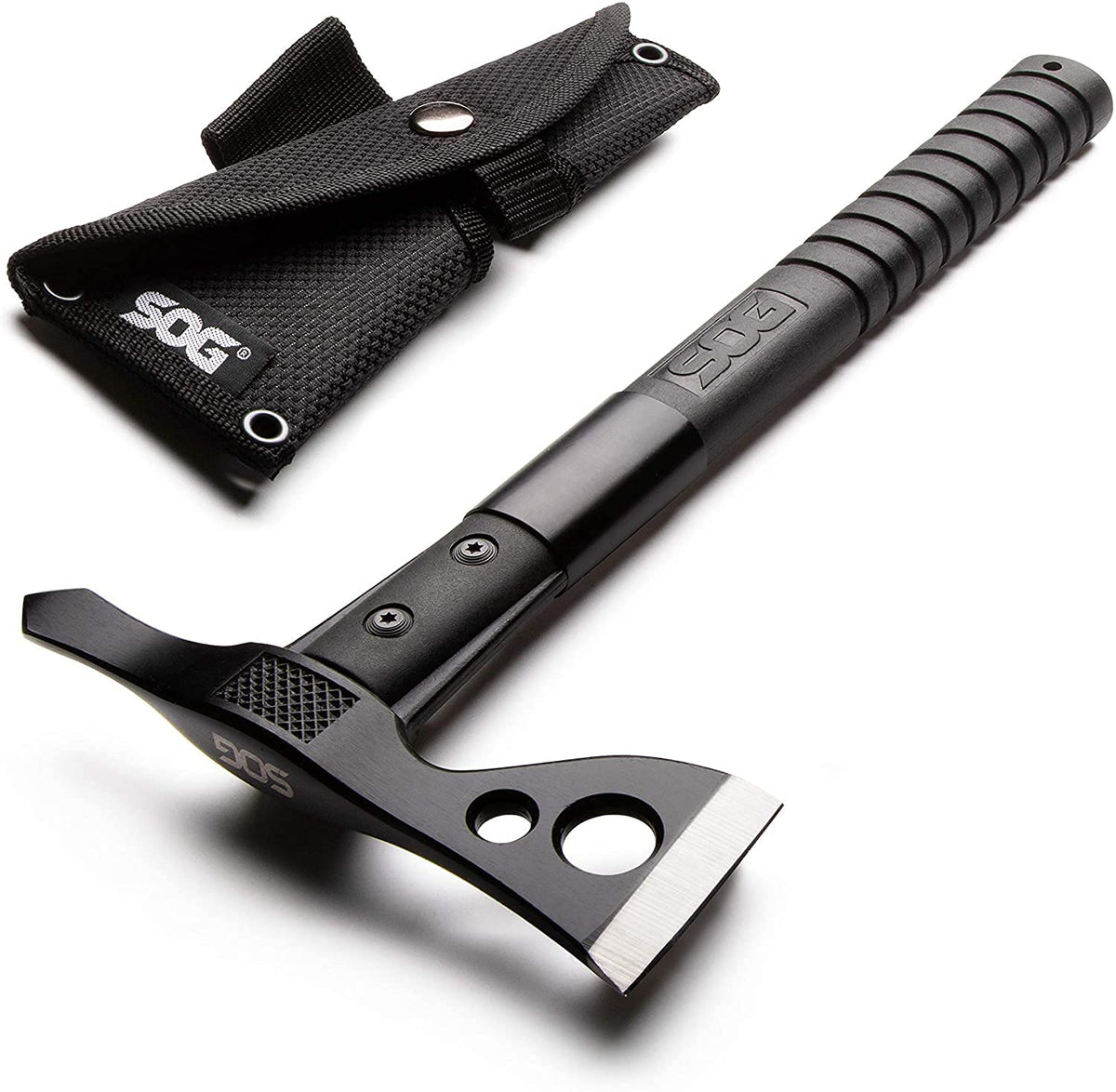SOG FastHawk front profile showing blade and balance, durable cutting power