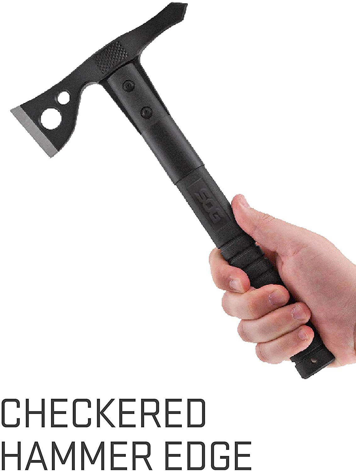 SOG FastHawk in use chopping kindling showing efficiency and control