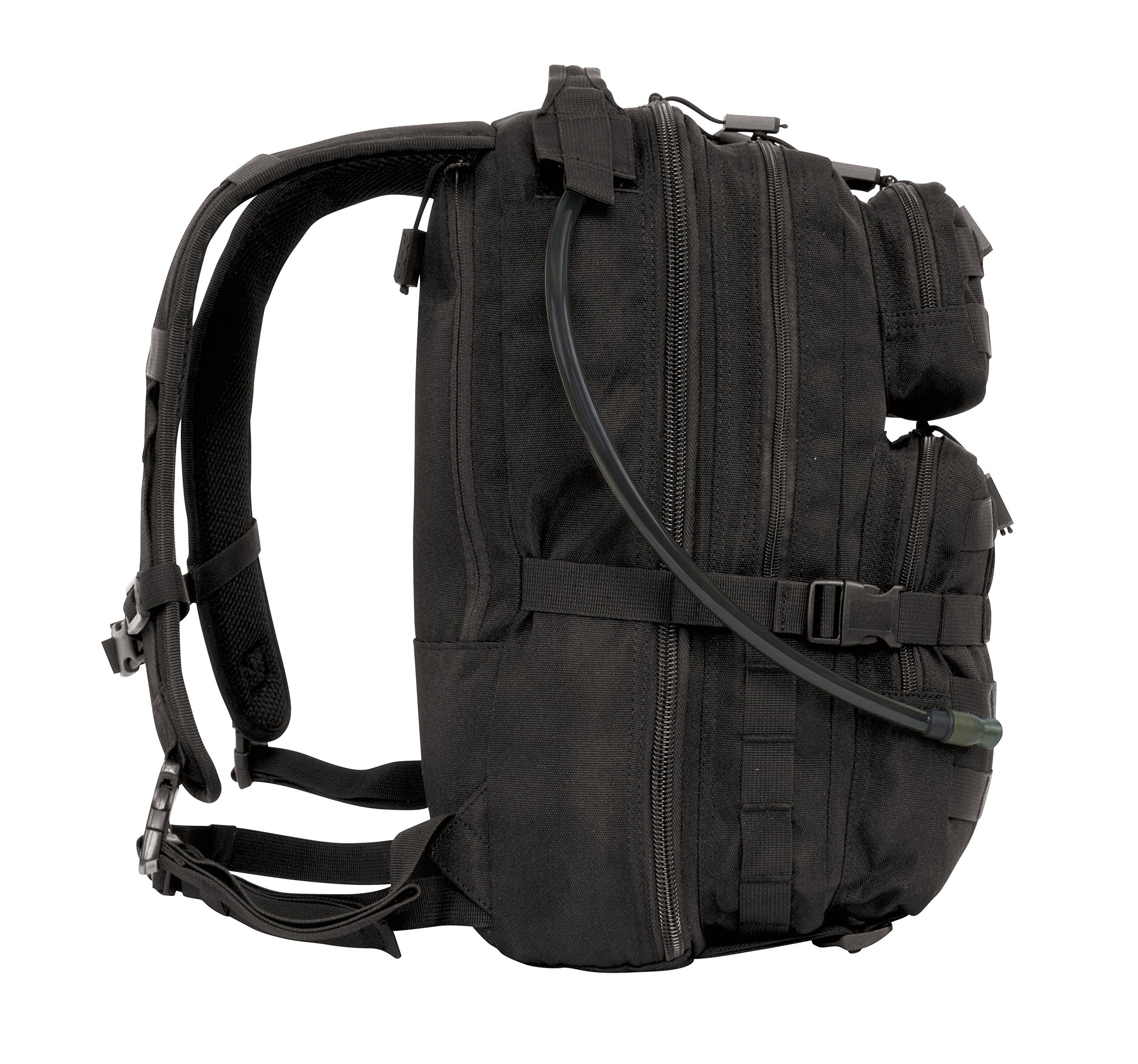 SOG Opcon MOLLE webbing and zipper detail for modular expansion benefit