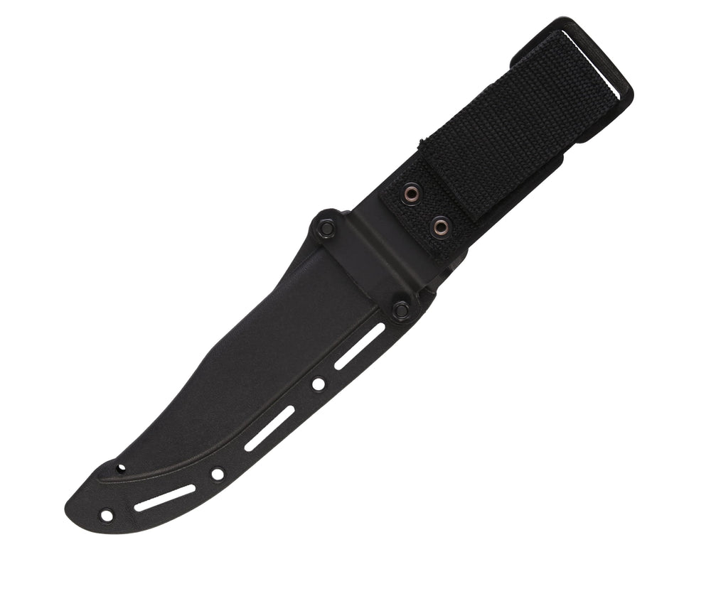 SOG Tech Bowie stonewash finish close view concealing wear and adding style