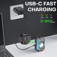 Sogdeco battery indicator and charging port showing quick-charge convenience