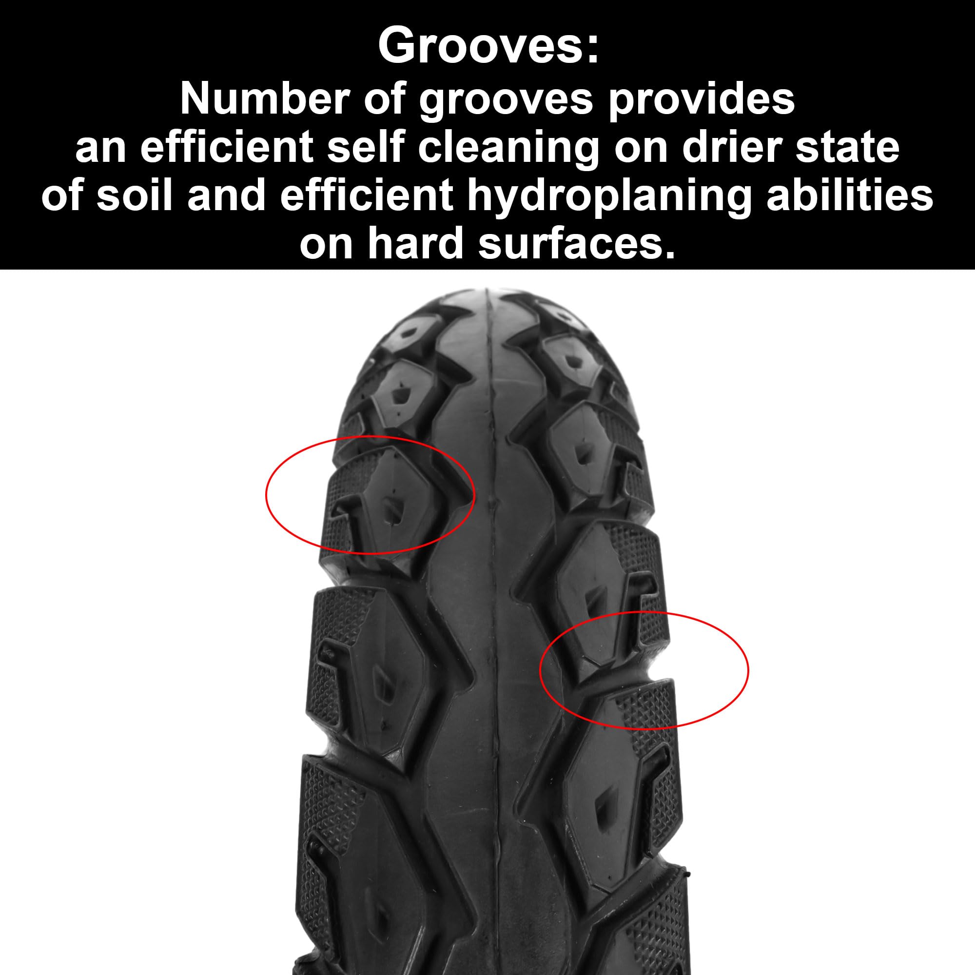 SOGIME tire mounted on e-scooter wheel demonstrating real-world fit and stability