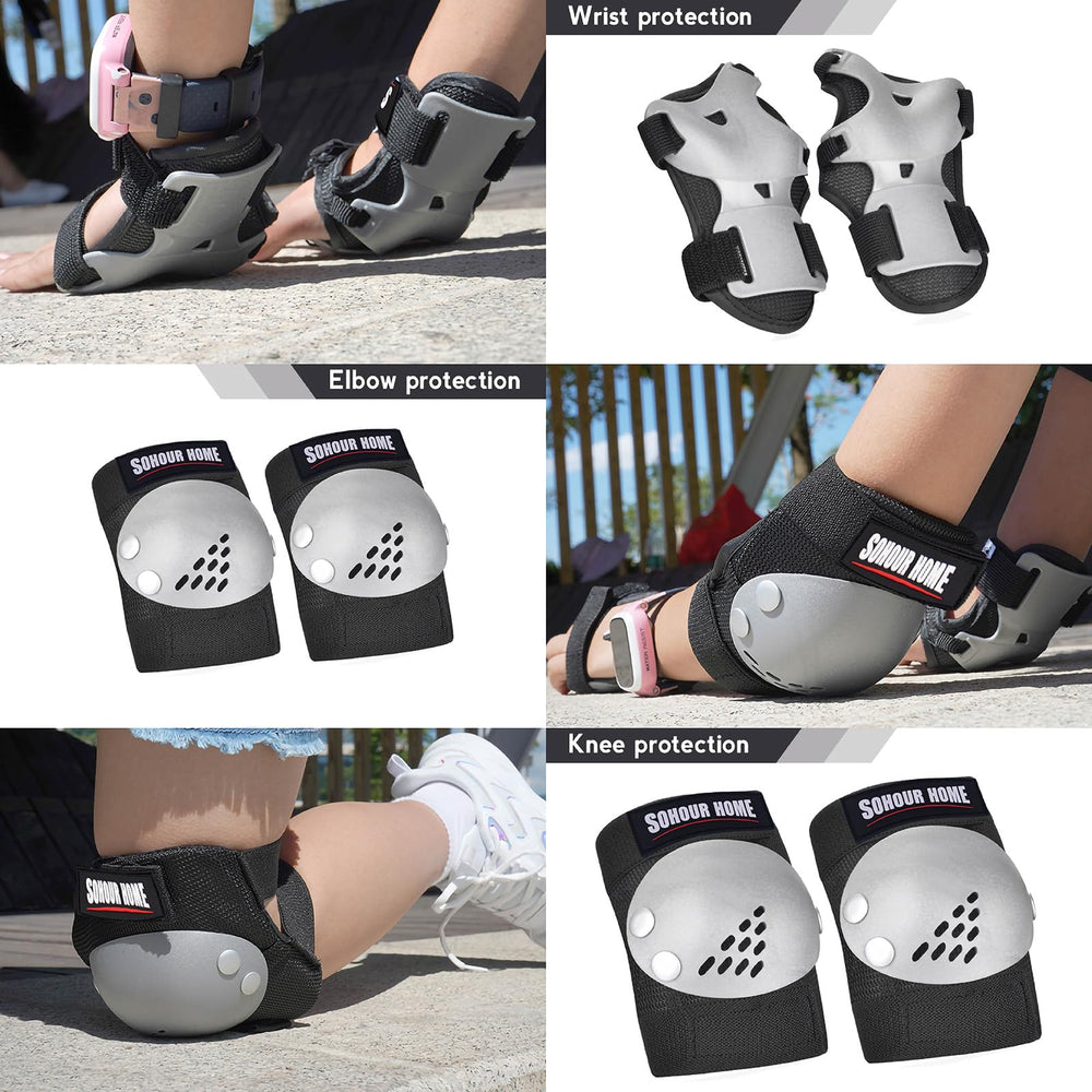 SOHOUR HOME elbow pad interior showing breathable liner and cushioned EVA foam for comfort