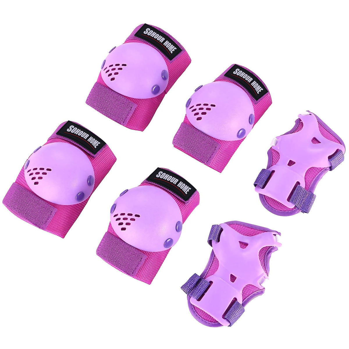 SOHOUR HOME front view of full 6-piece protective set showing coverage and convenience