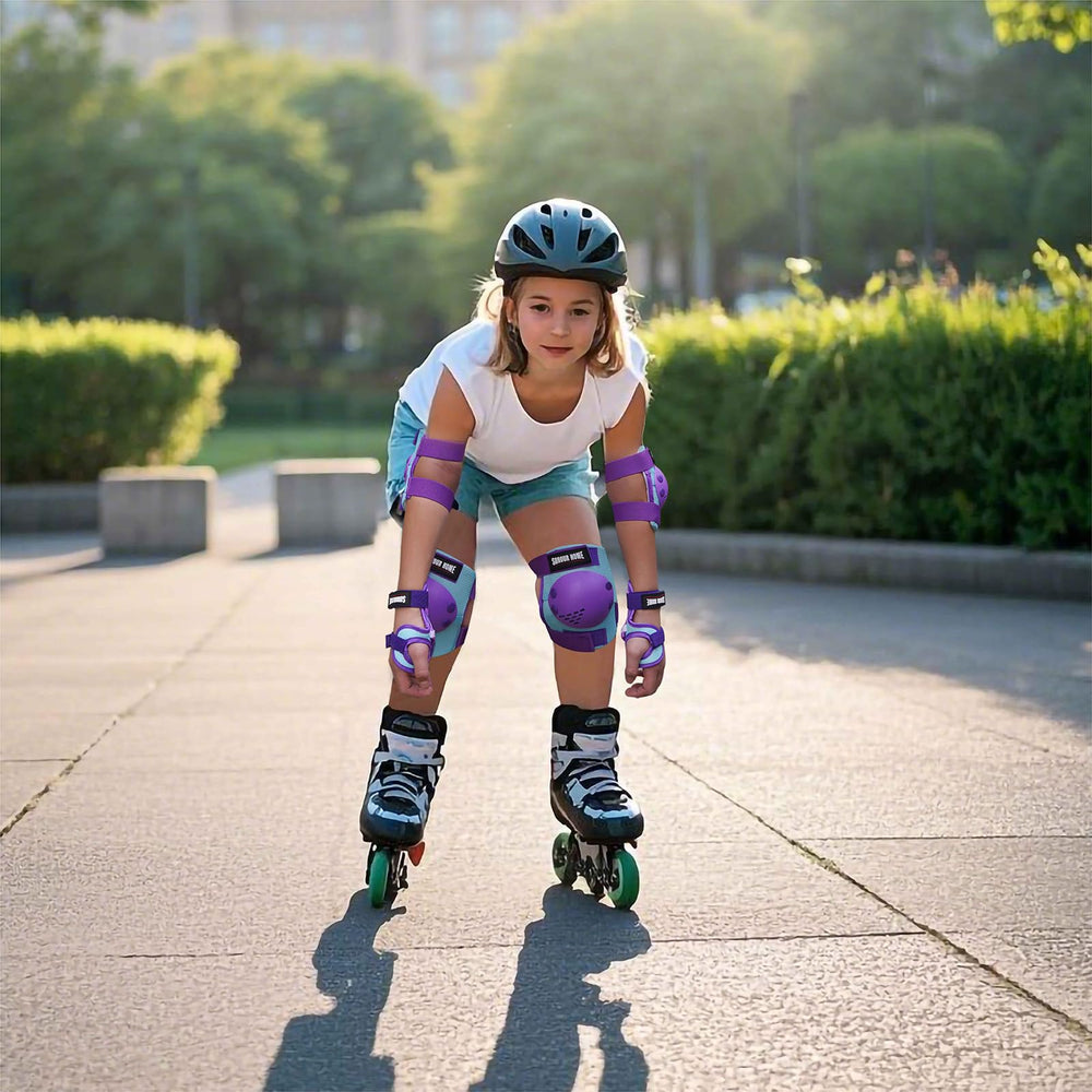 SOHOUR HOME two kids wearing full set at park demonstrating comfort and confidence