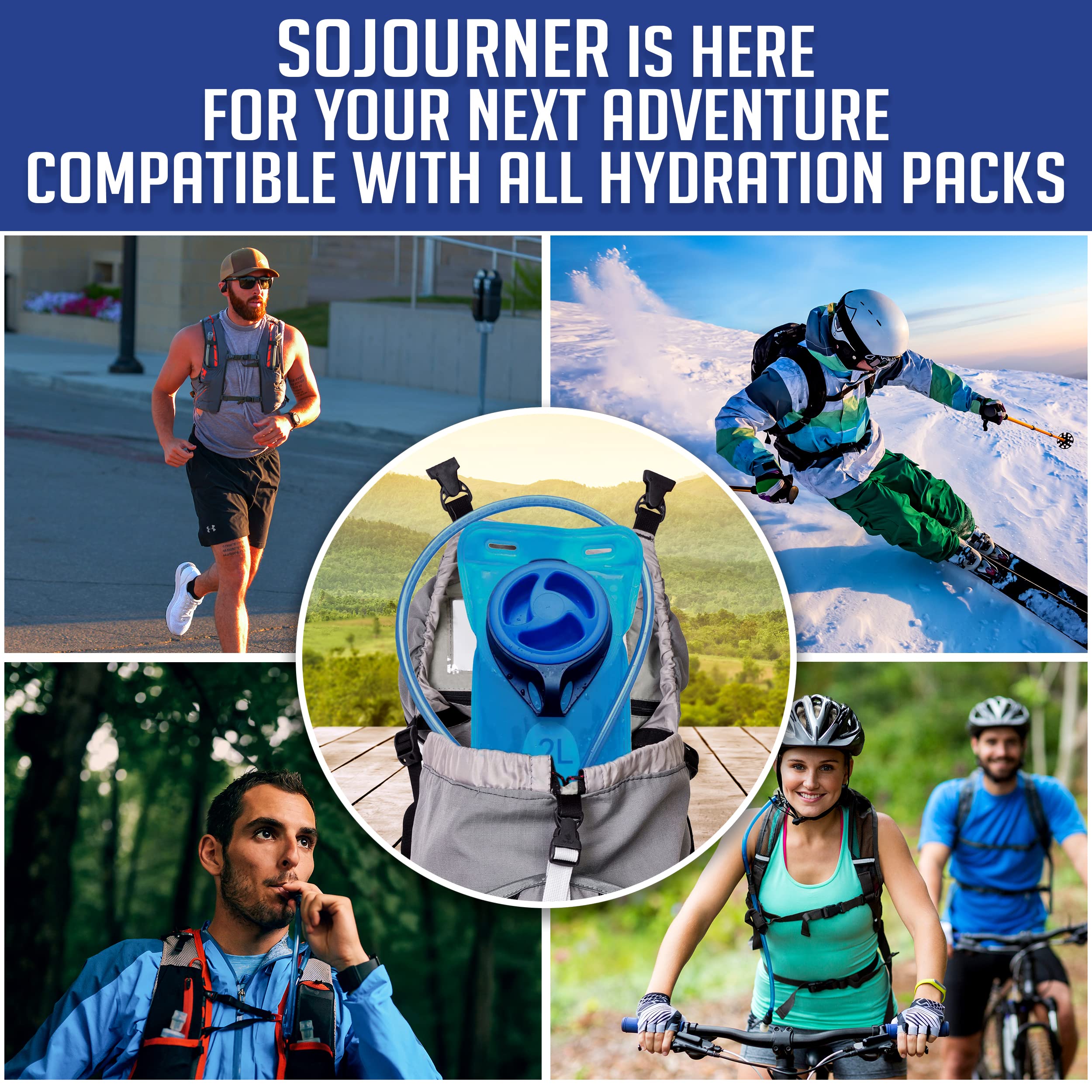 SoJourner quick-release tube detached demonstrating easy cleaning and replacement