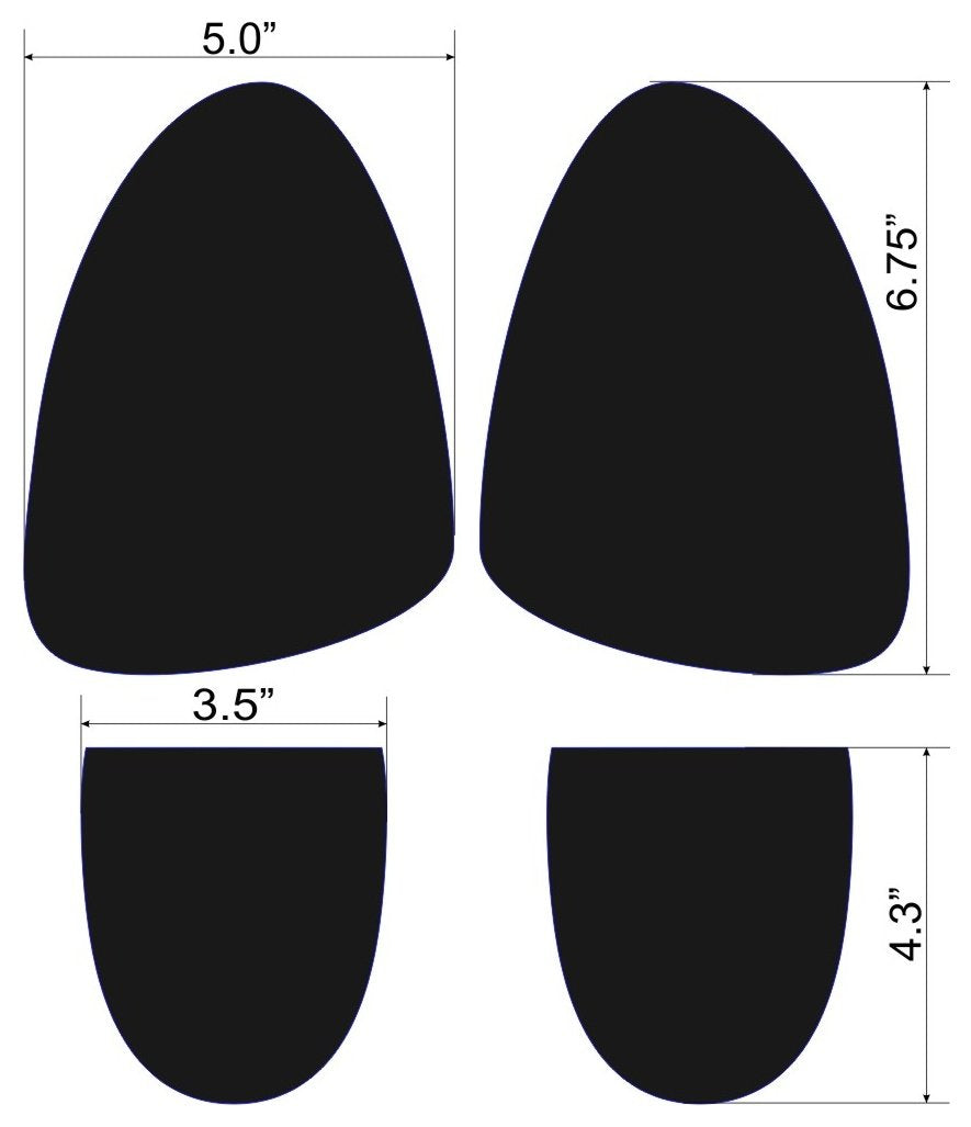 Soles2dance industrial-strength adhesive backing close-up for secure bond