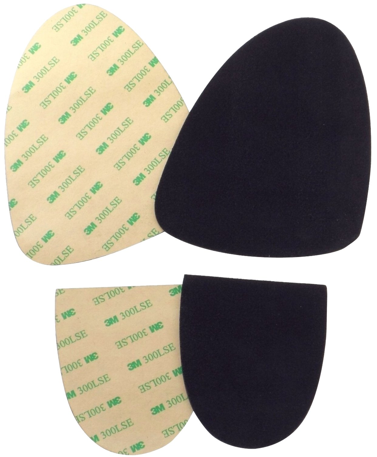 Soles2dance front suede sole showing shape and dance traction benefit