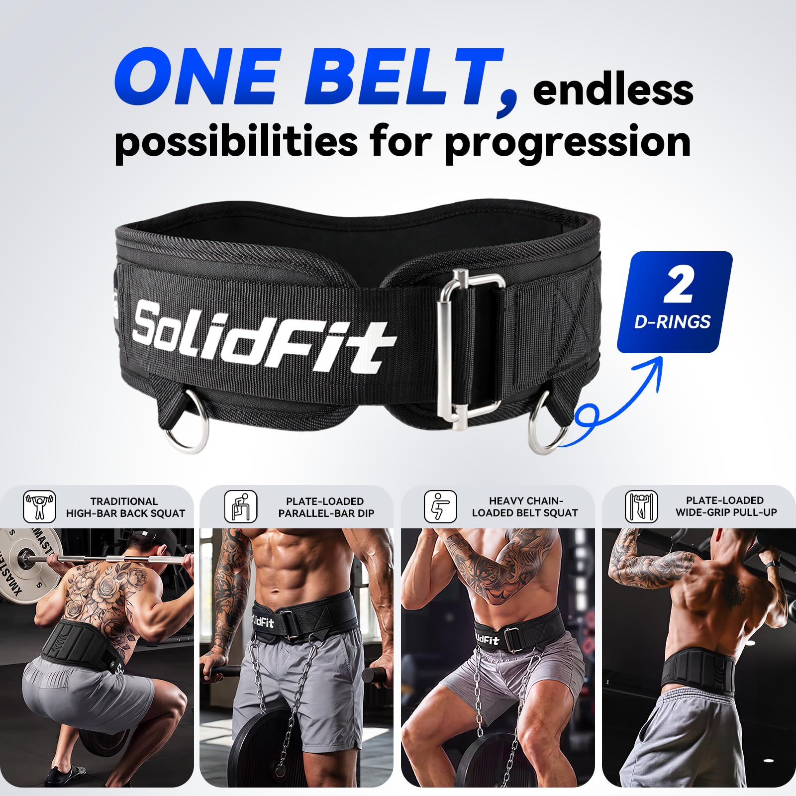 SolidFit close-up of 8mm neoprene padding that reduces hip and lower back pressure