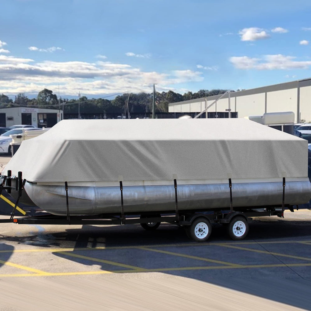 Solim illustration of cover fitting up to 8.5ft beam for accurate sizing