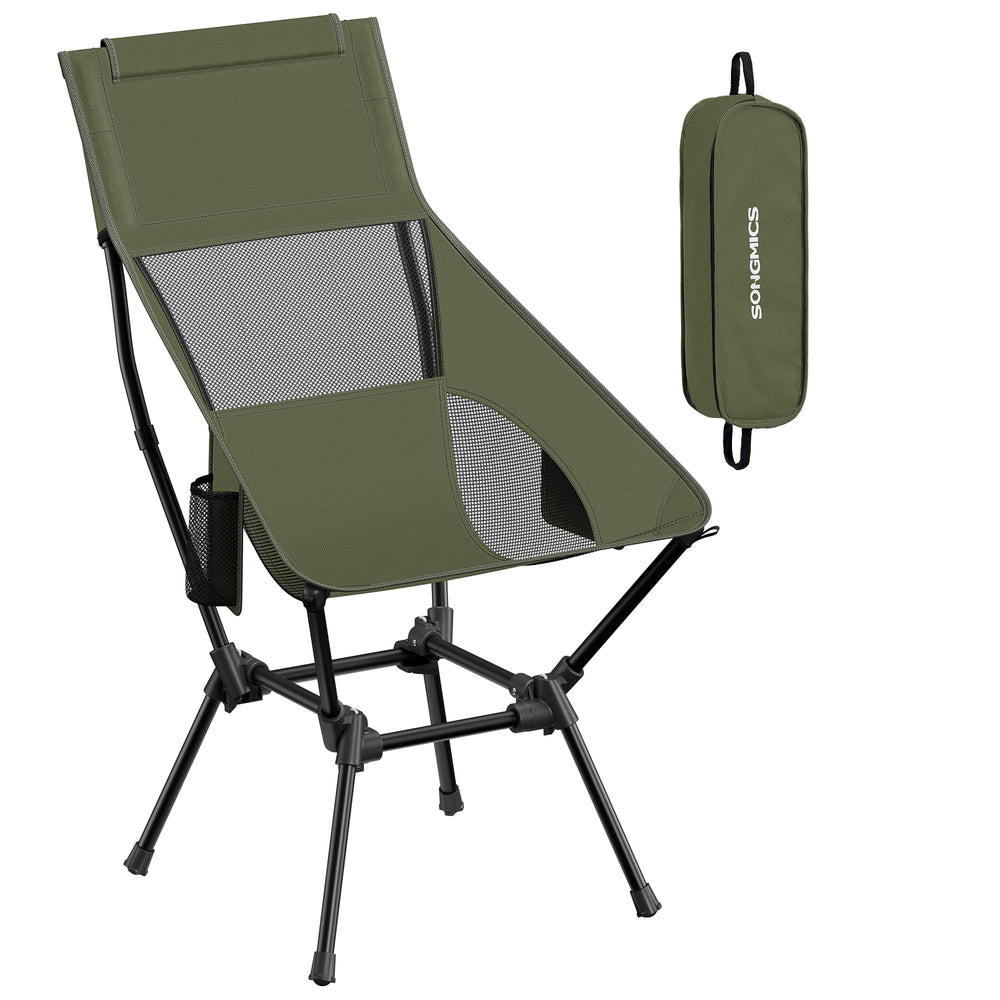 SONGMICS front view high-back chair showing full support and comfort
