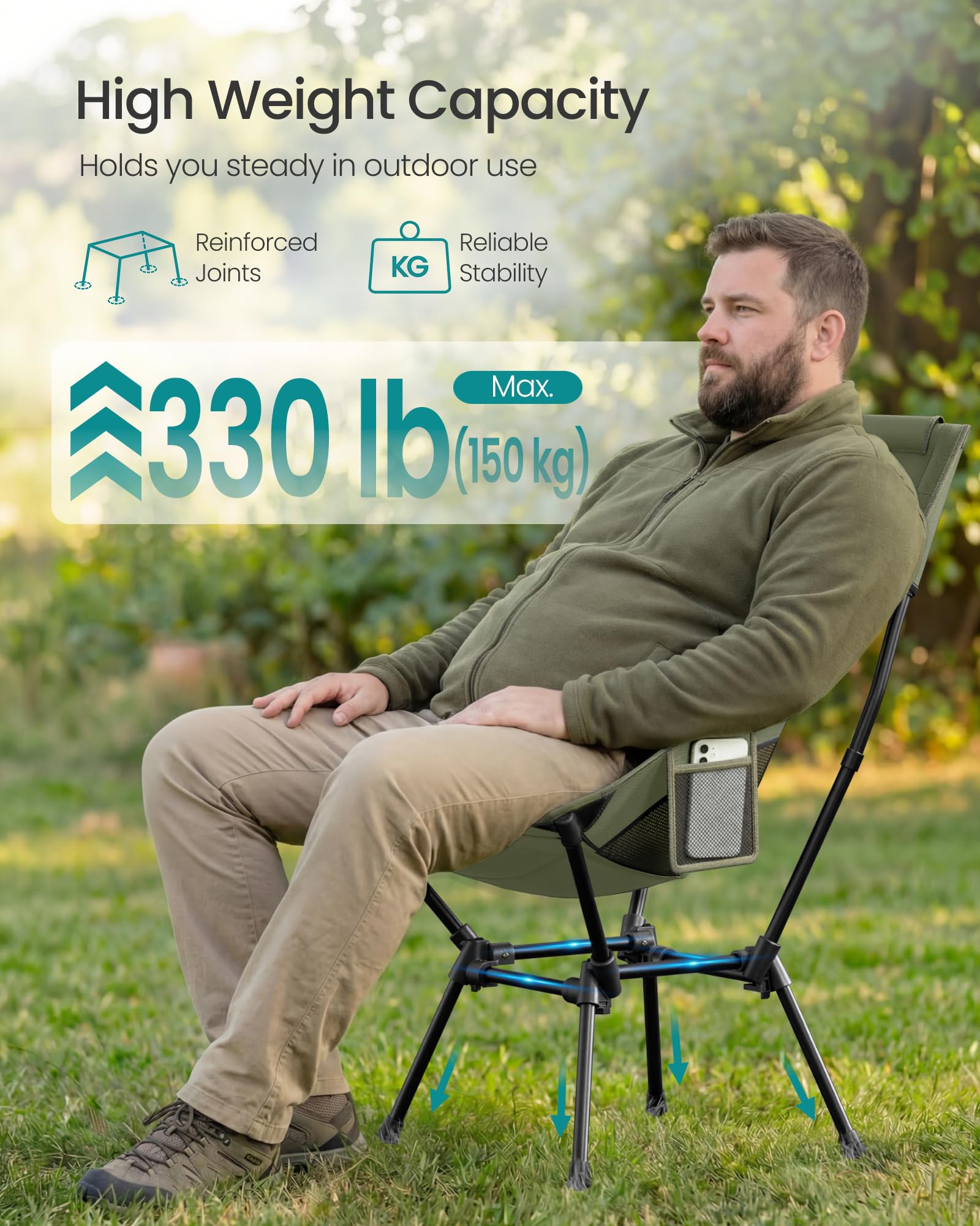 SONGMICS two seat height options demonstrated for adaptable comfort