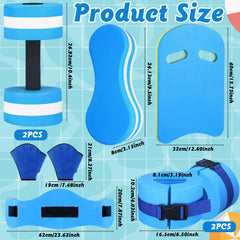Sonwyoung foam dumbbell close-up on padded handle offering comfortable, secure grip in water