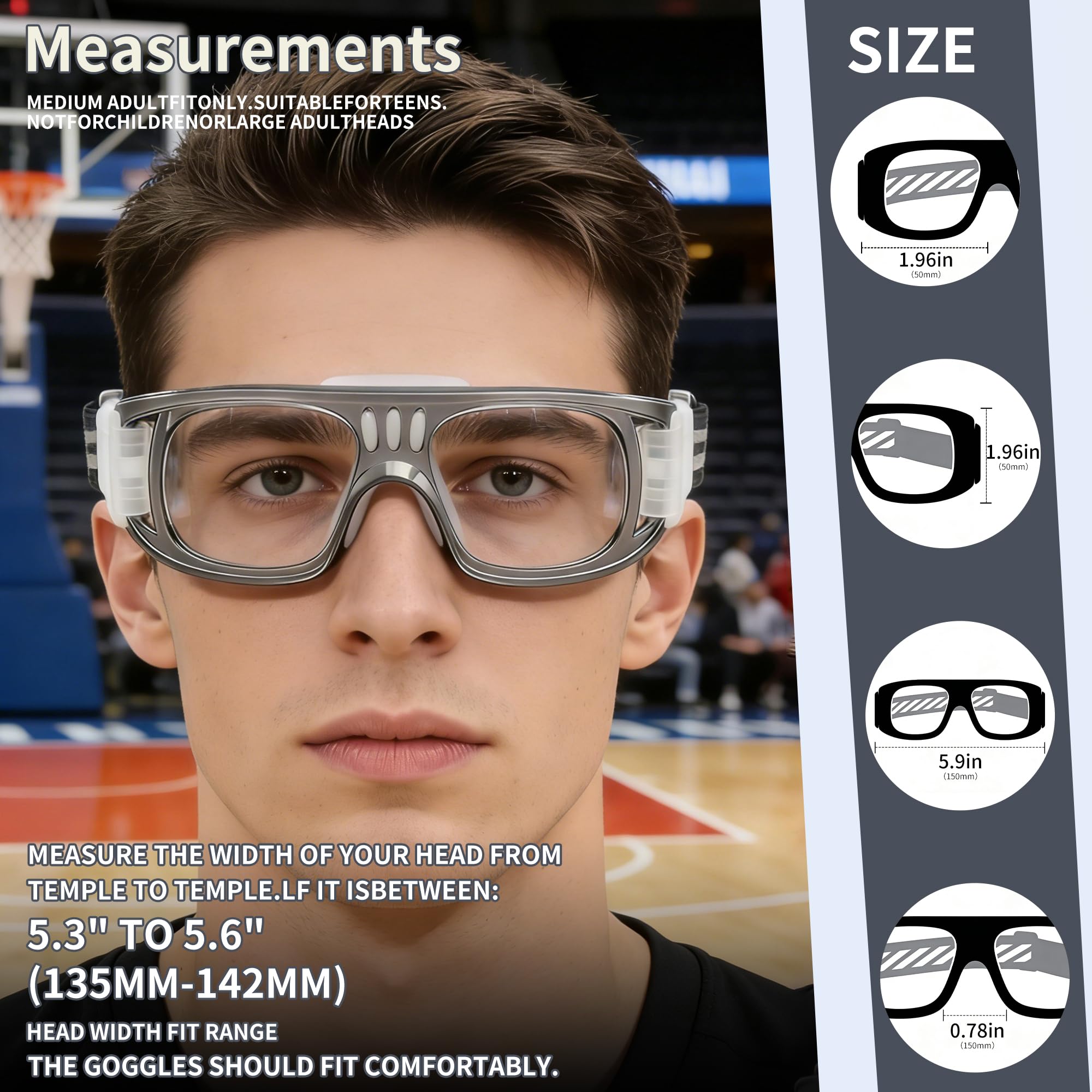 SooGree side profile with soft nose pad for comfortable secure fit