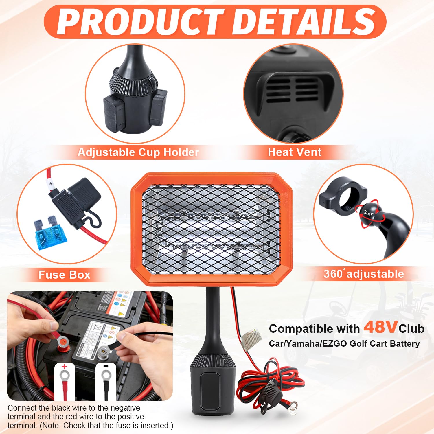 SOQSYS swivel head angled to show adjustable-directional heating benefit