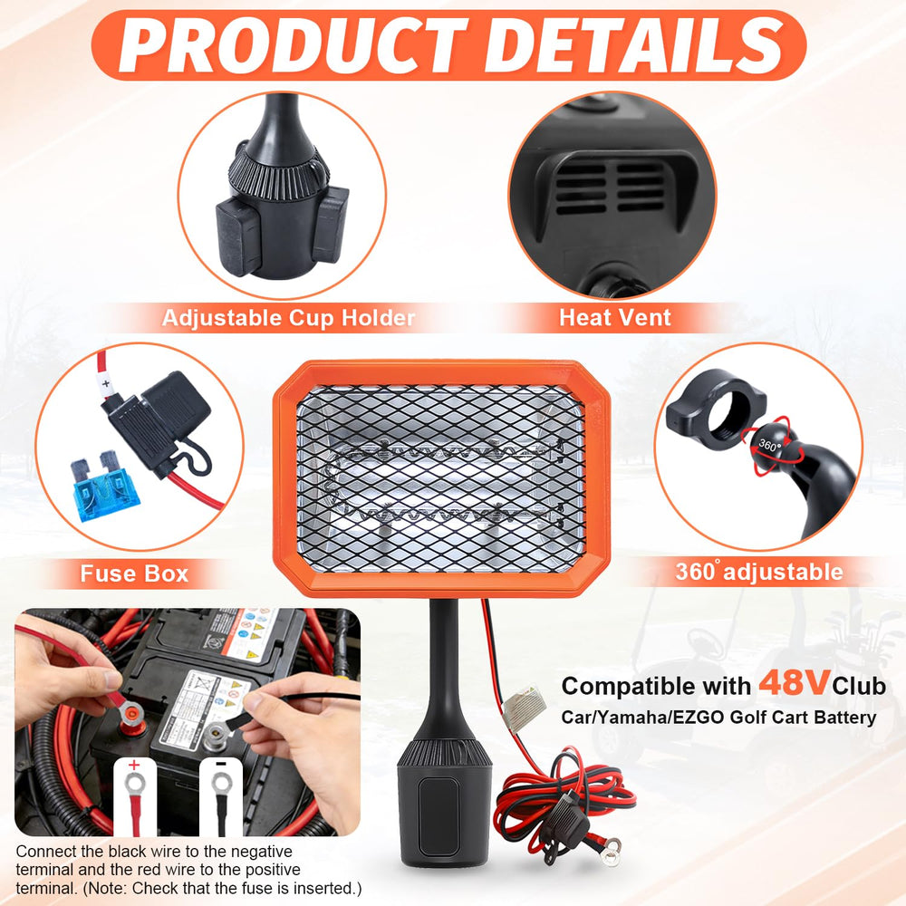 SOQSYS swivel head angled to show adjustable-directional heating benefit