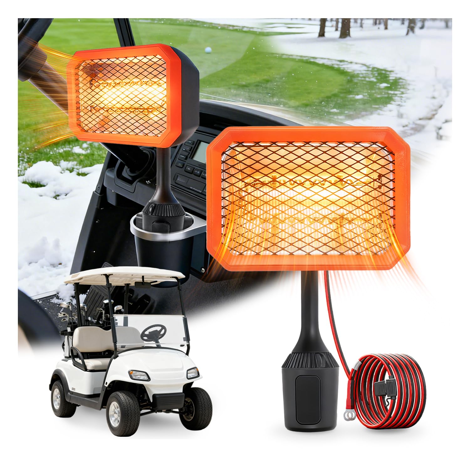 SOQSYS front view installed in cart showing quick heat benefit