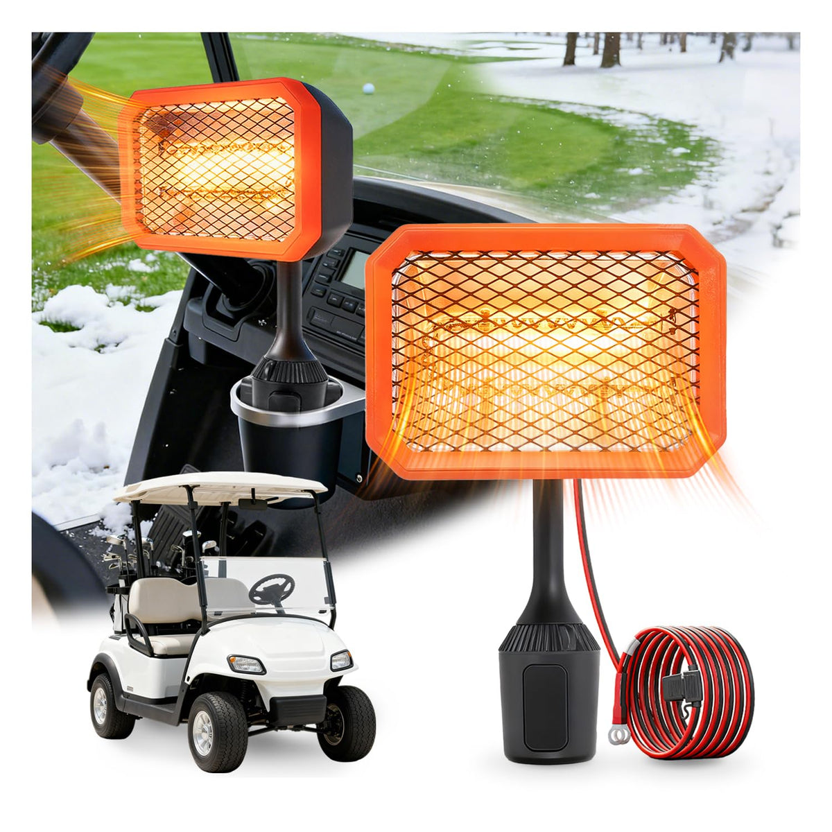 SOQSYS front view installed in cart showing quick heat benefit