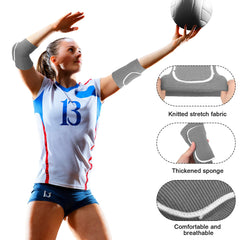 Sosation elbow sleeve forearm padding detail highlighting shock absorption benefit