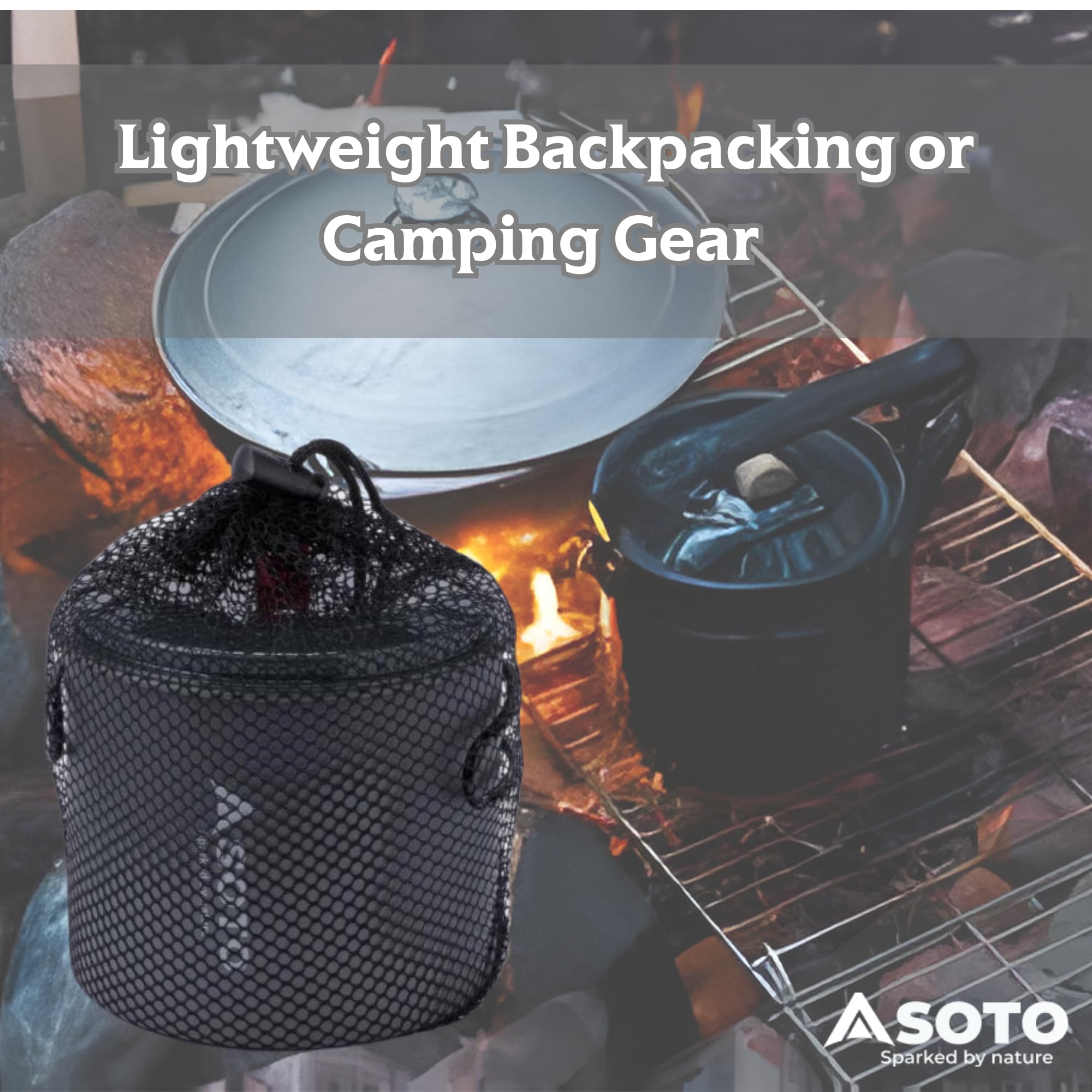 SOTO Amicus boiling water outdoors, fast heat-up keeps meals quick