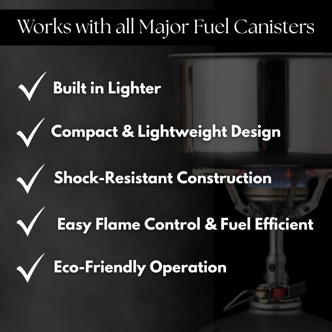 SOTO Amicus built-in igniter close-up for one-touch lighting convenience