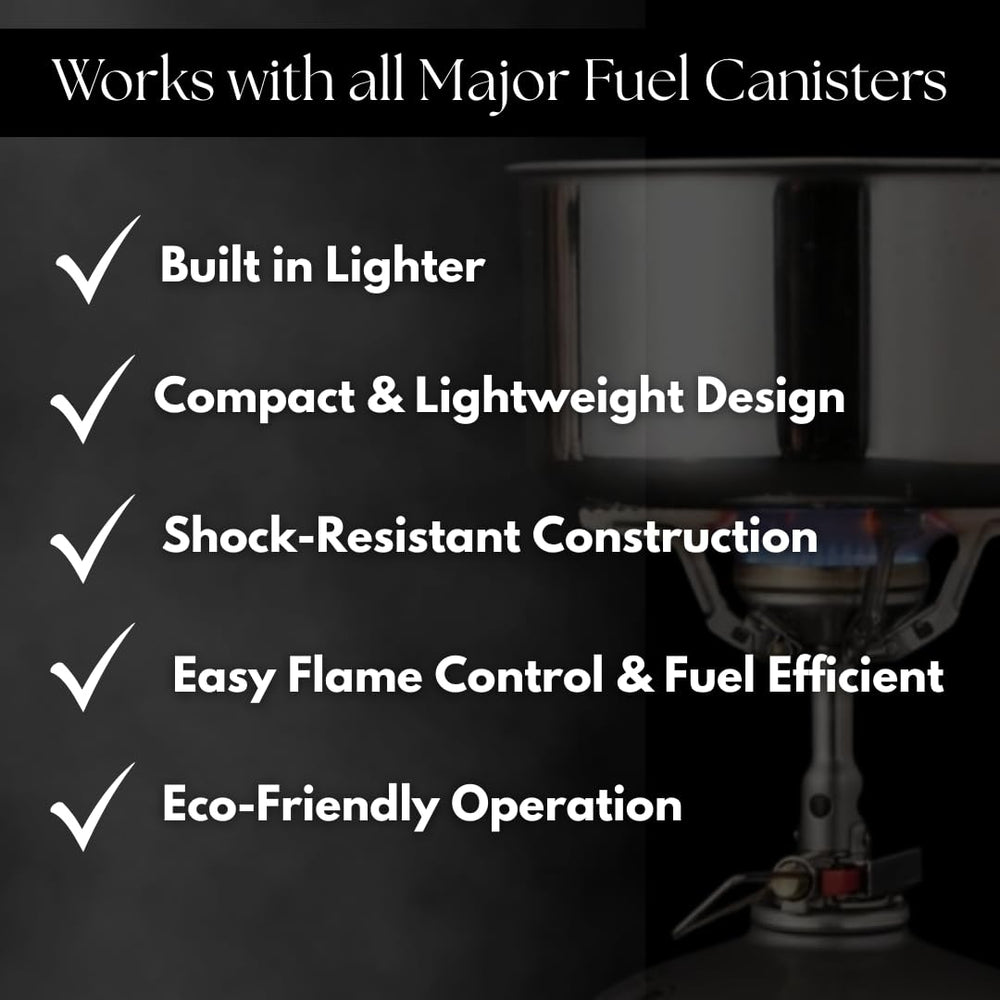 SOTO Amicus built-in igniter close-up for one-touch lighting convenience