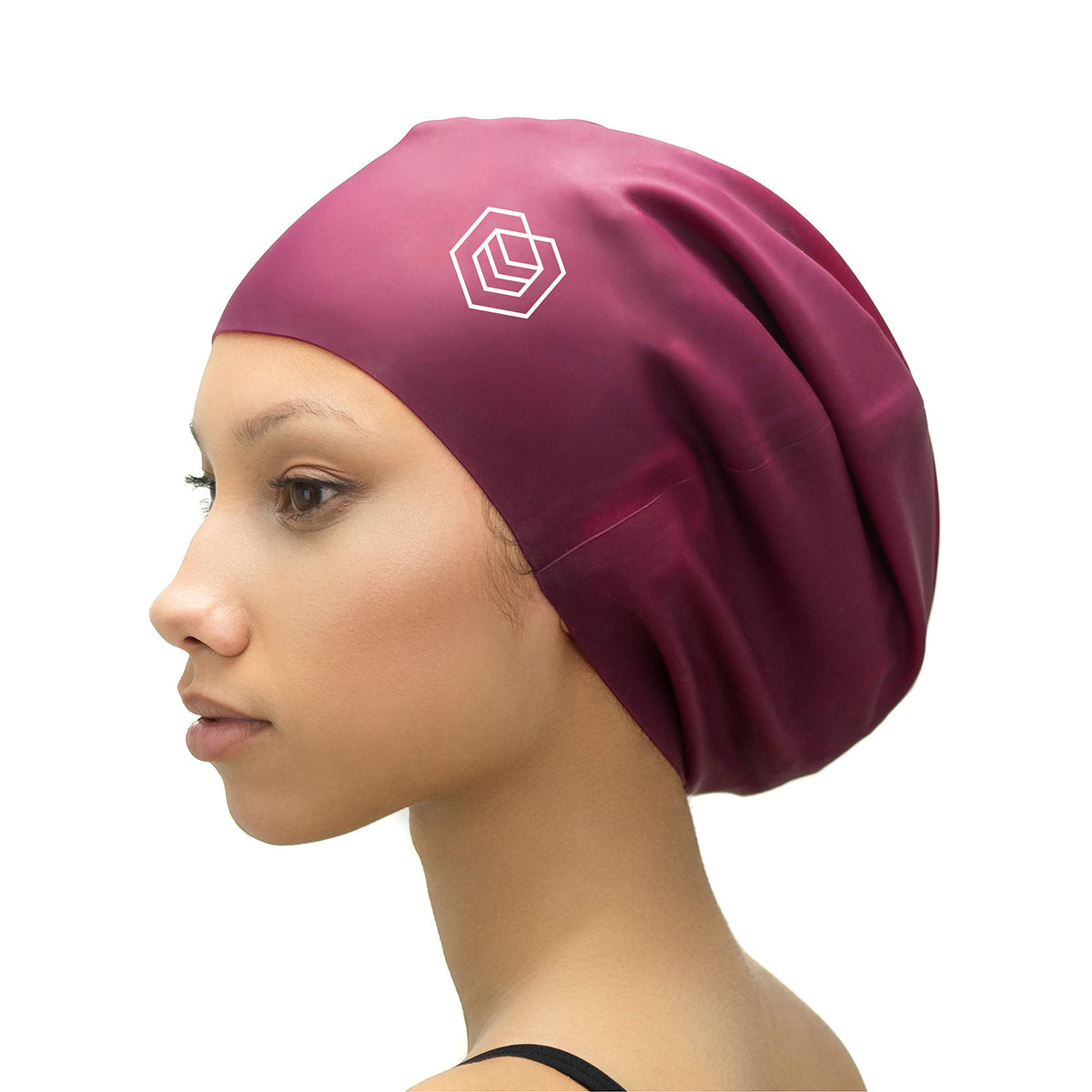 SOUL CAP burgundy front view showing roomy fit and secure edge