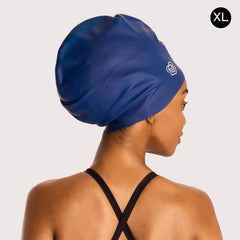 SOUL CAP navy close-up of silicone texture highlighting durable flexibility