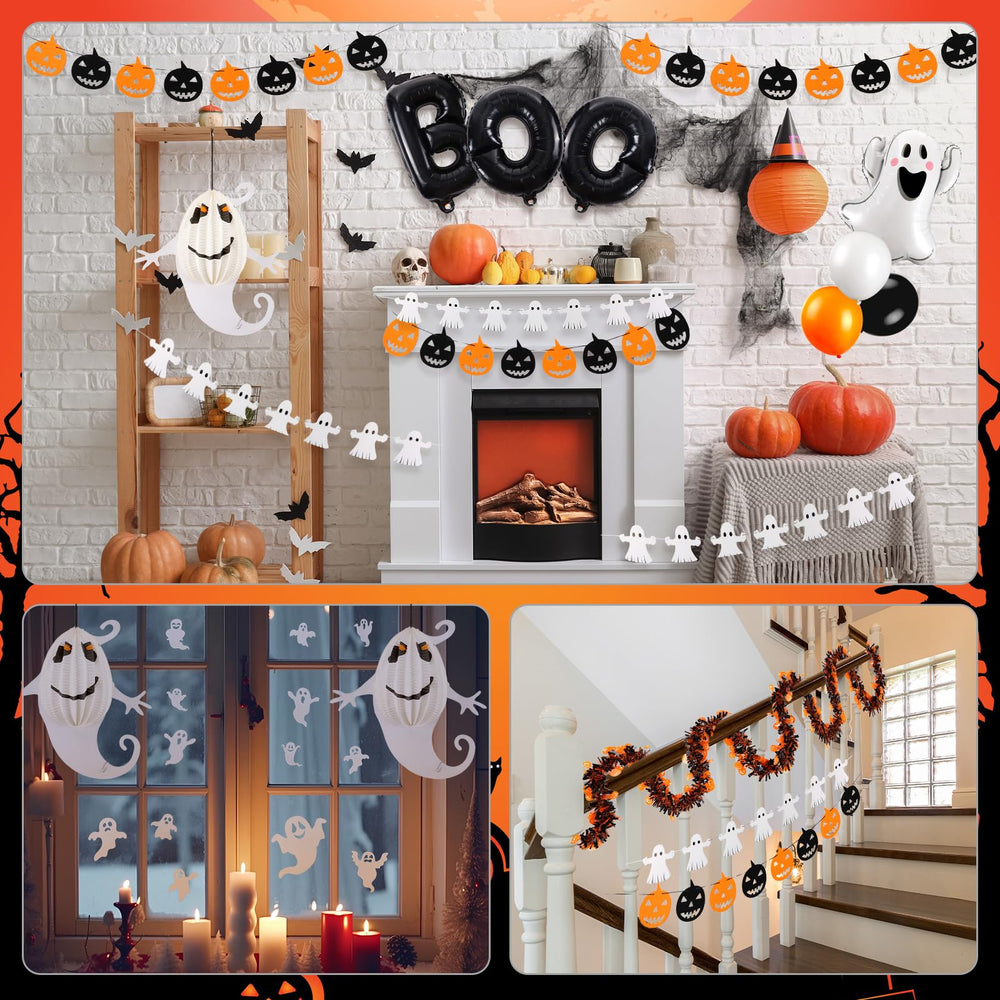 Soulchen balloon and pumpkin arrangement highlights layered visual design