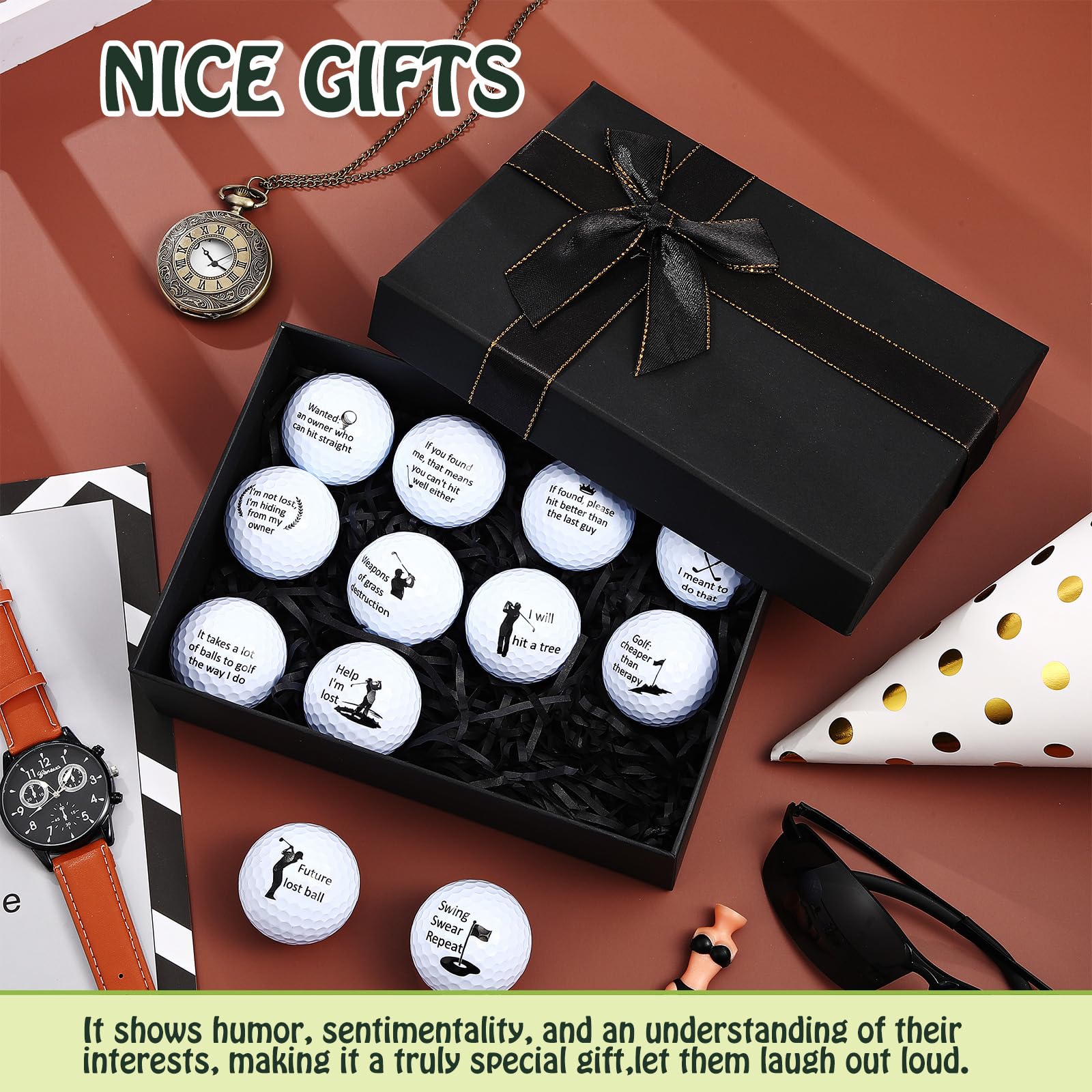Soulchen balls arranged in a golf bag benefit: convenient for practice and casual rounds
