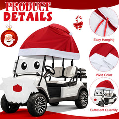 Soulchen fluffy Santa beard detail highlighting soft fabric and full coverage
