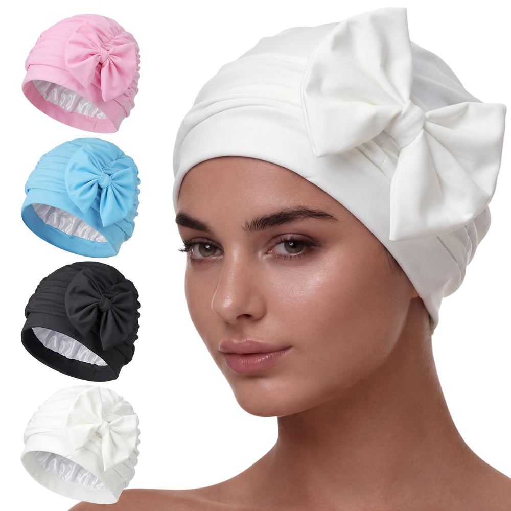Soulchen front view of four caps showing colors and packaging for quick selection