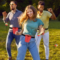 Soulchen front packaging showing red three-set kit and clear contents for instant party fun