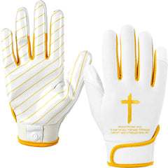 Soulchen front view showing glove pair and clean white gold look for confidence