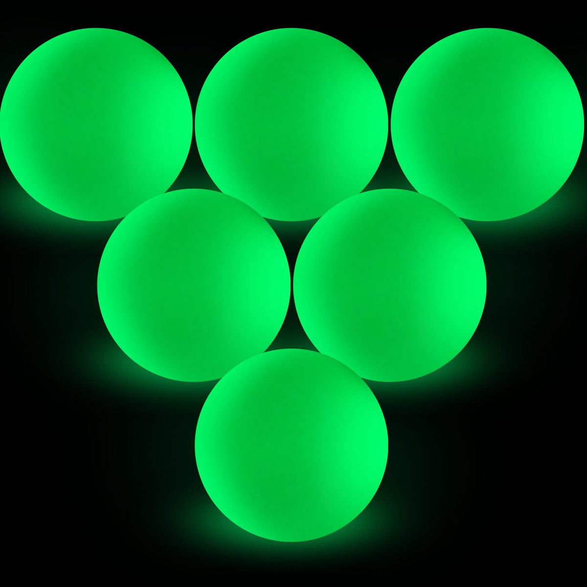 Soulchen front packaging showing six green glow balls and benefits
