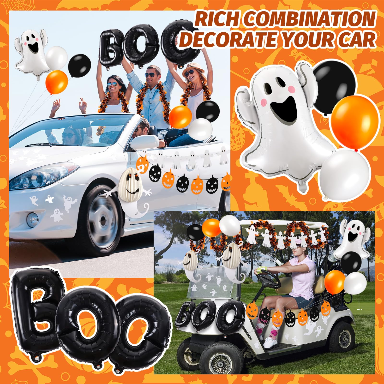 Soulchen golf cart decor in use shows festive impact at parade