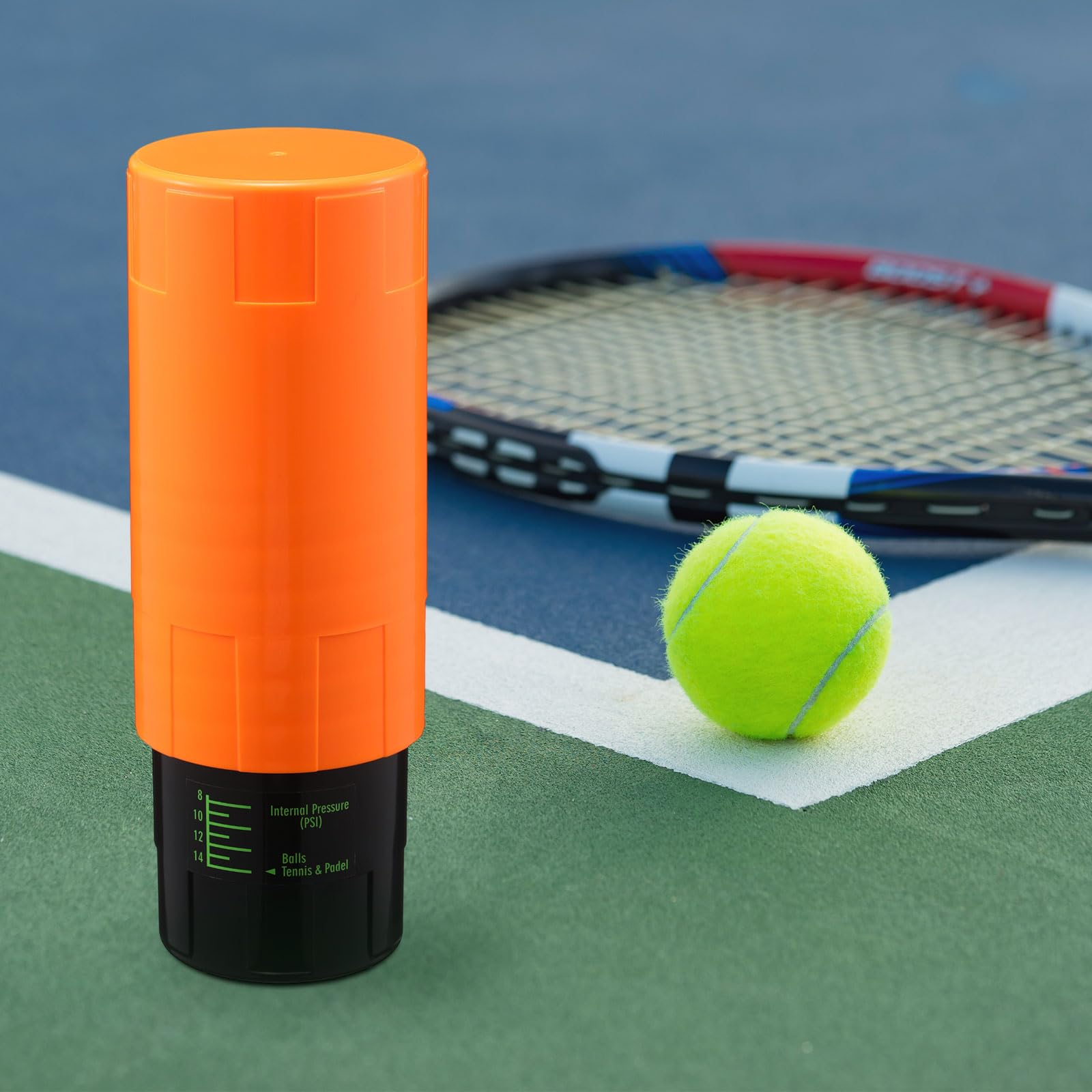 Soulchen open pressurizer with three balls demonstrating ready storage