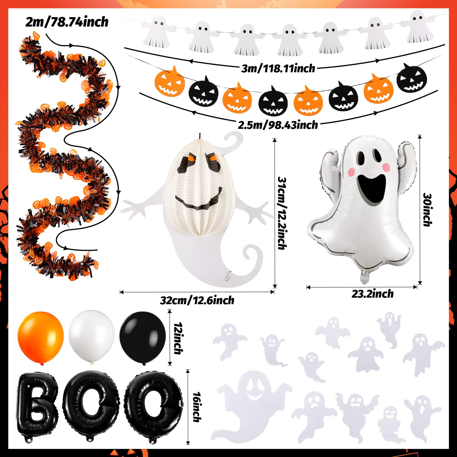Soulchen pumpkin flags closeup shows bold autumn color accents