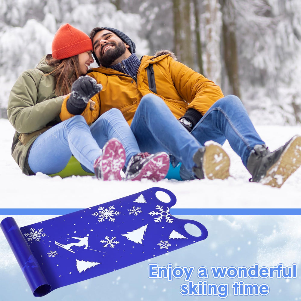 Soulchen rolled-up sled compact for travel, convenient lightweight transport