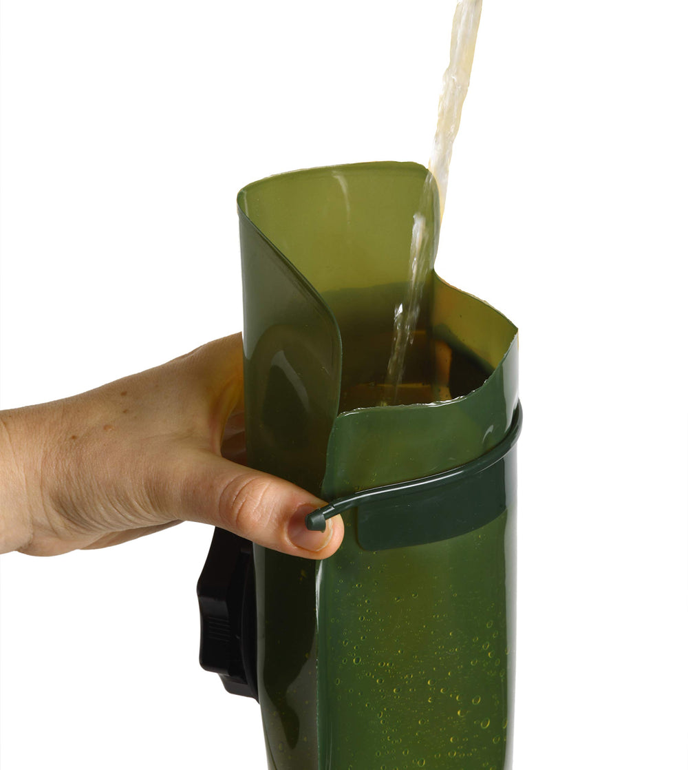 Source WLPS wide opening detail for easy filling, ice insertion, and cleaning