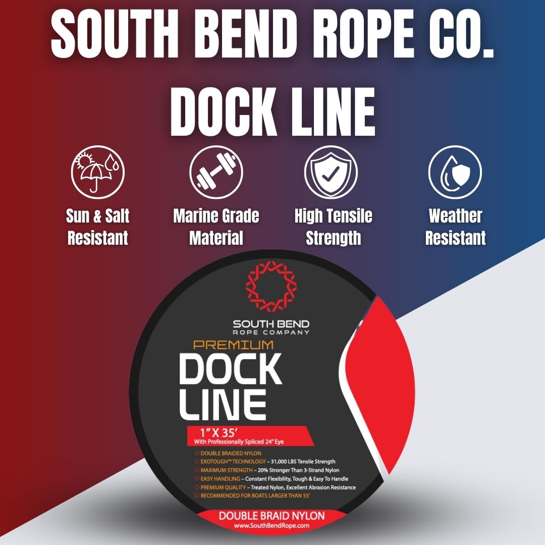 South Bend Rope Co close-up of 12-inch eye splice showing secure ready-to-use loop