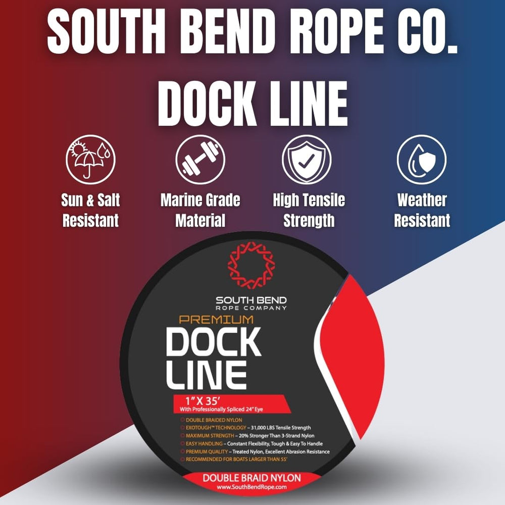 South Bend Rope Co close-up of 12-inch eye splice showing secure ready-to-use loop
