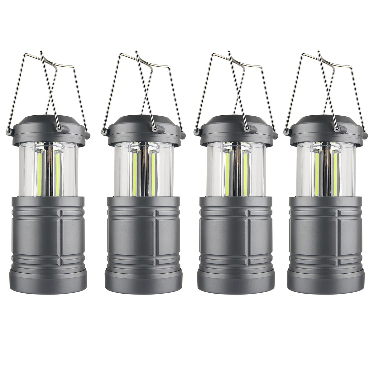 Souyos front view hanging lantern showing clear illumination and portability benefit