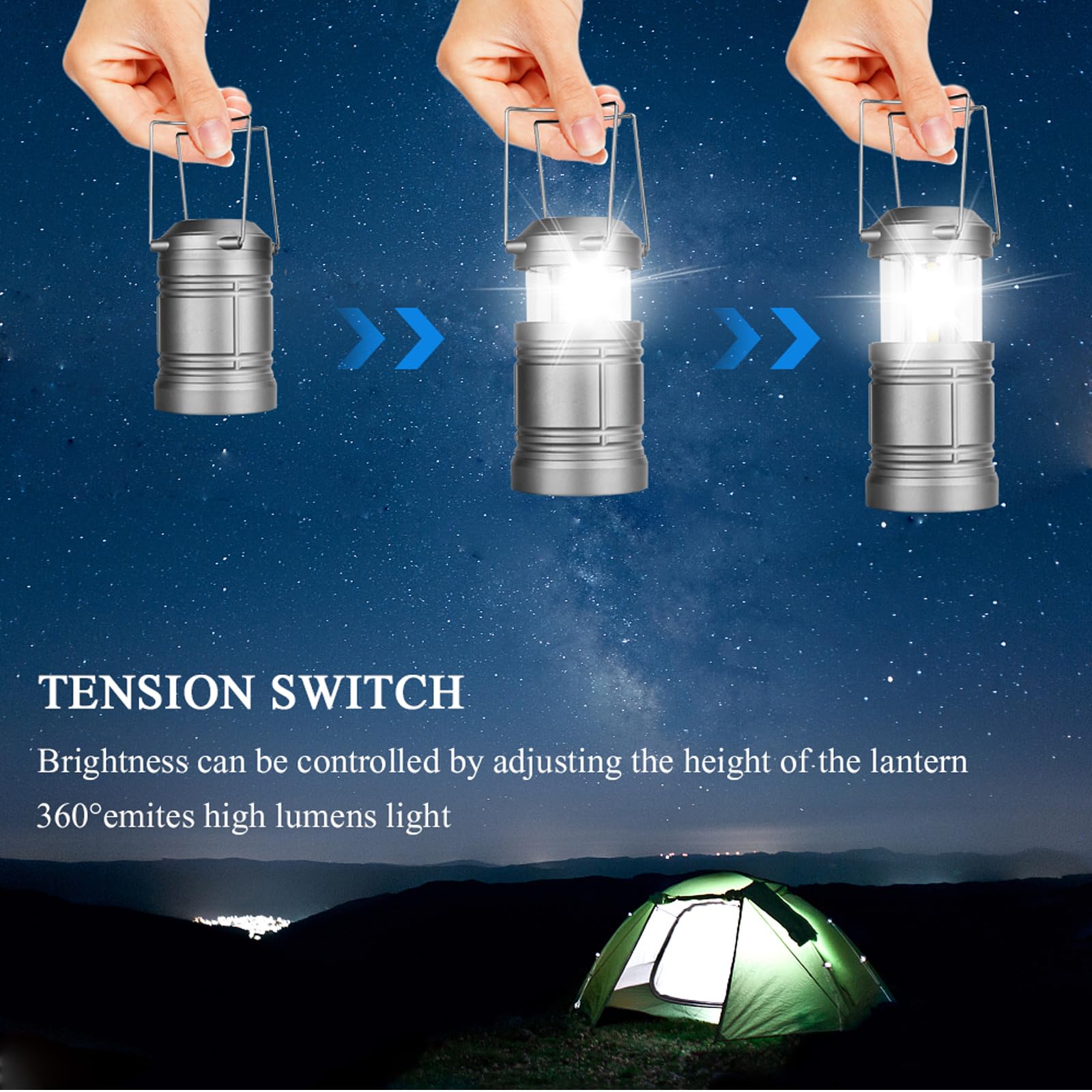Souyos stainless-steel handle hanging to show secure suspension benefit