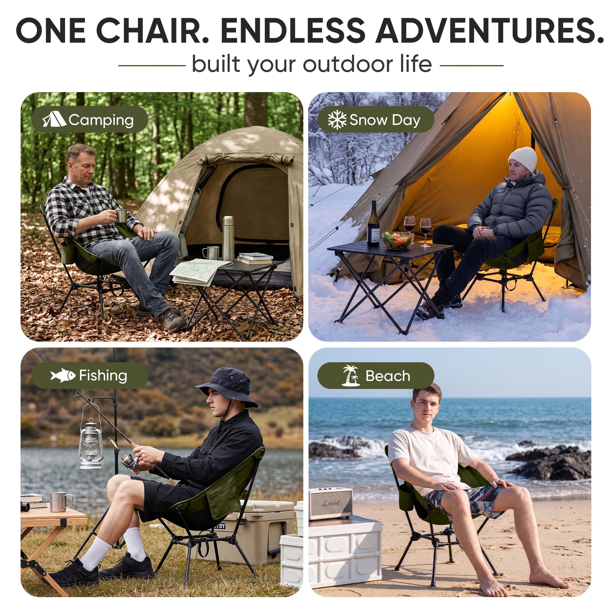 spanspace chair on sandy beach with towel, relaxed outdoor comfort benefit