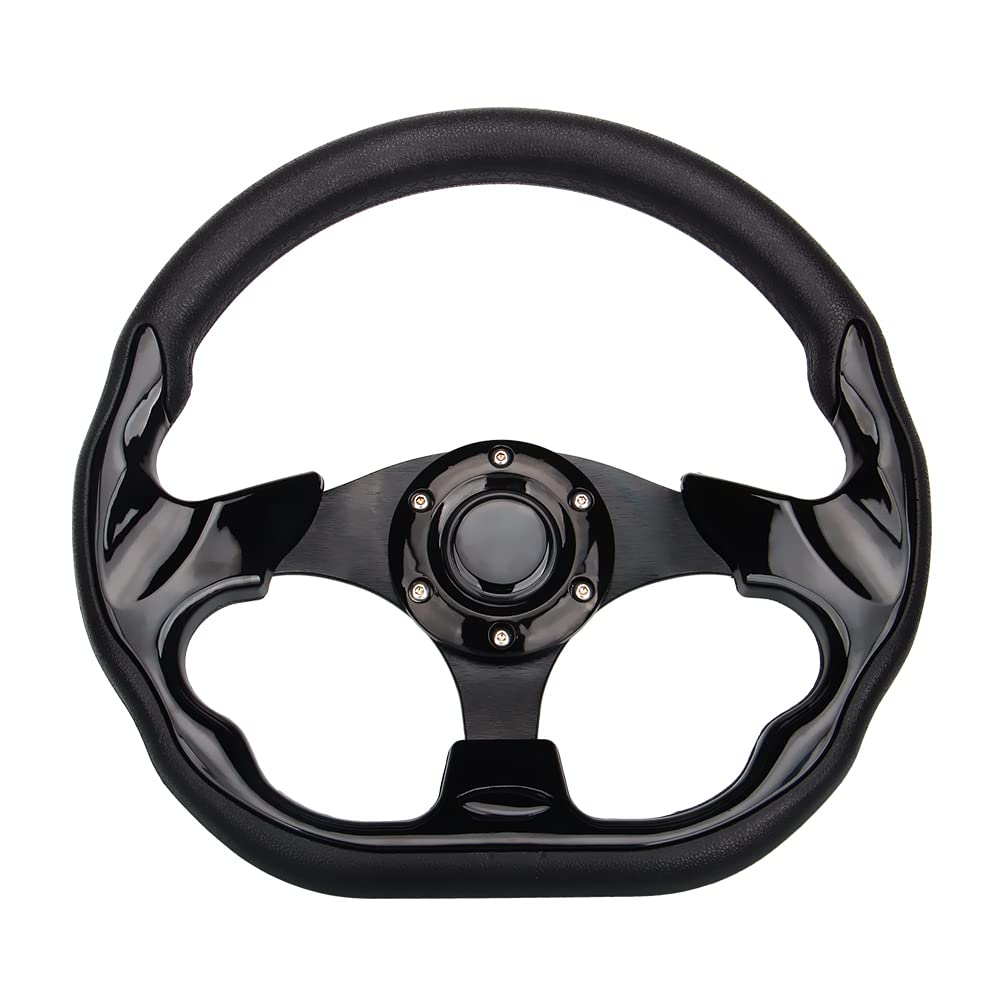 Spaorcco front view steering wheel showing clean finish and modern styling benefit