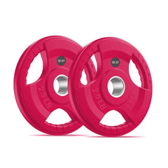 SPART front view of color-coded plates showing clear weight labels and quick selection benefit