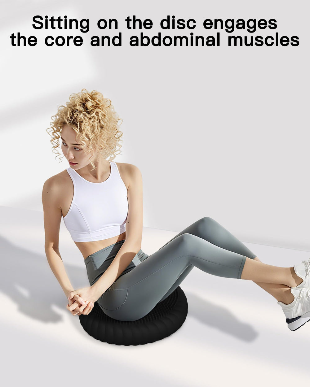 SpaseMaxxx used for standing balance exercise improving core stability and coordination